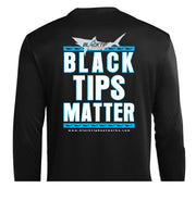Blacktips Matter Mens Performance LS Tee