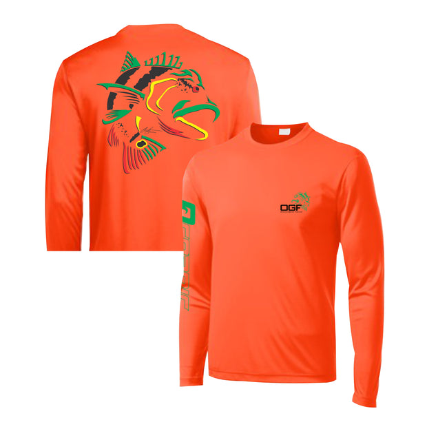 Peacock Prowler Mens Performance LS Tee (CLOSE OUT) - FINAL SALE