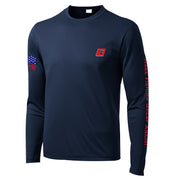 Navy Sporty 2020 "MFGA" Long Sleeve Performance Shirt (CLOSE OUT)